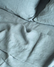 Linen Flat Sheet In Mist
