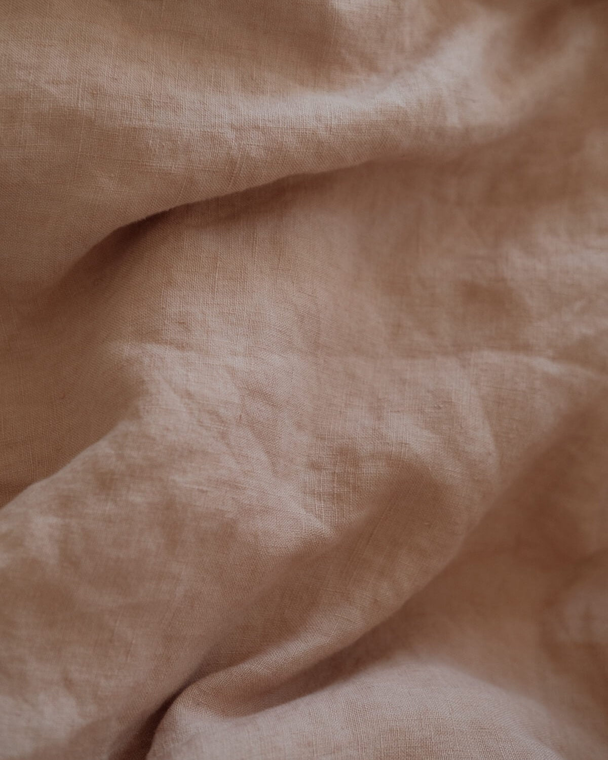 Linen Pillowcase Set in Pink Sand