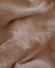 Linen Pillowcase Set in Pink Sand