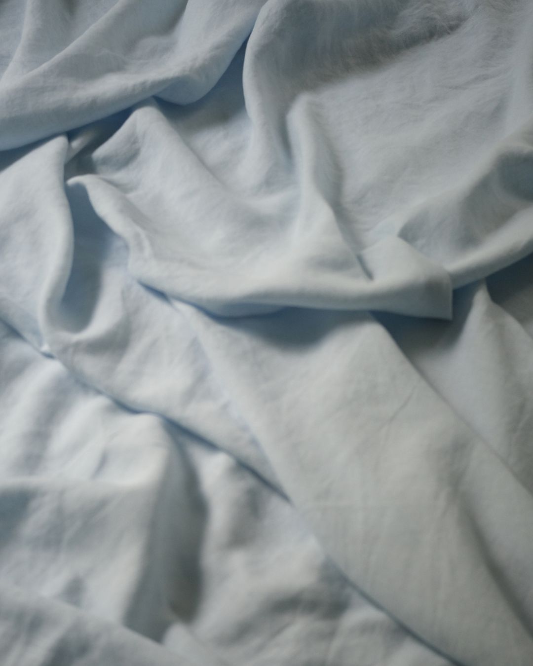Linen Flat Sheet In Sky