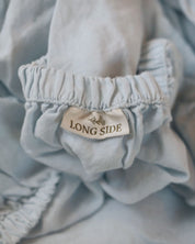 Linen Fitted Sheet in Sky
