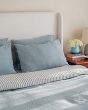 Linen Pillowcase Set in Mist